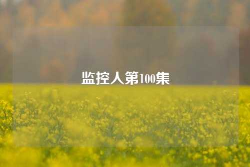 监控人第100集